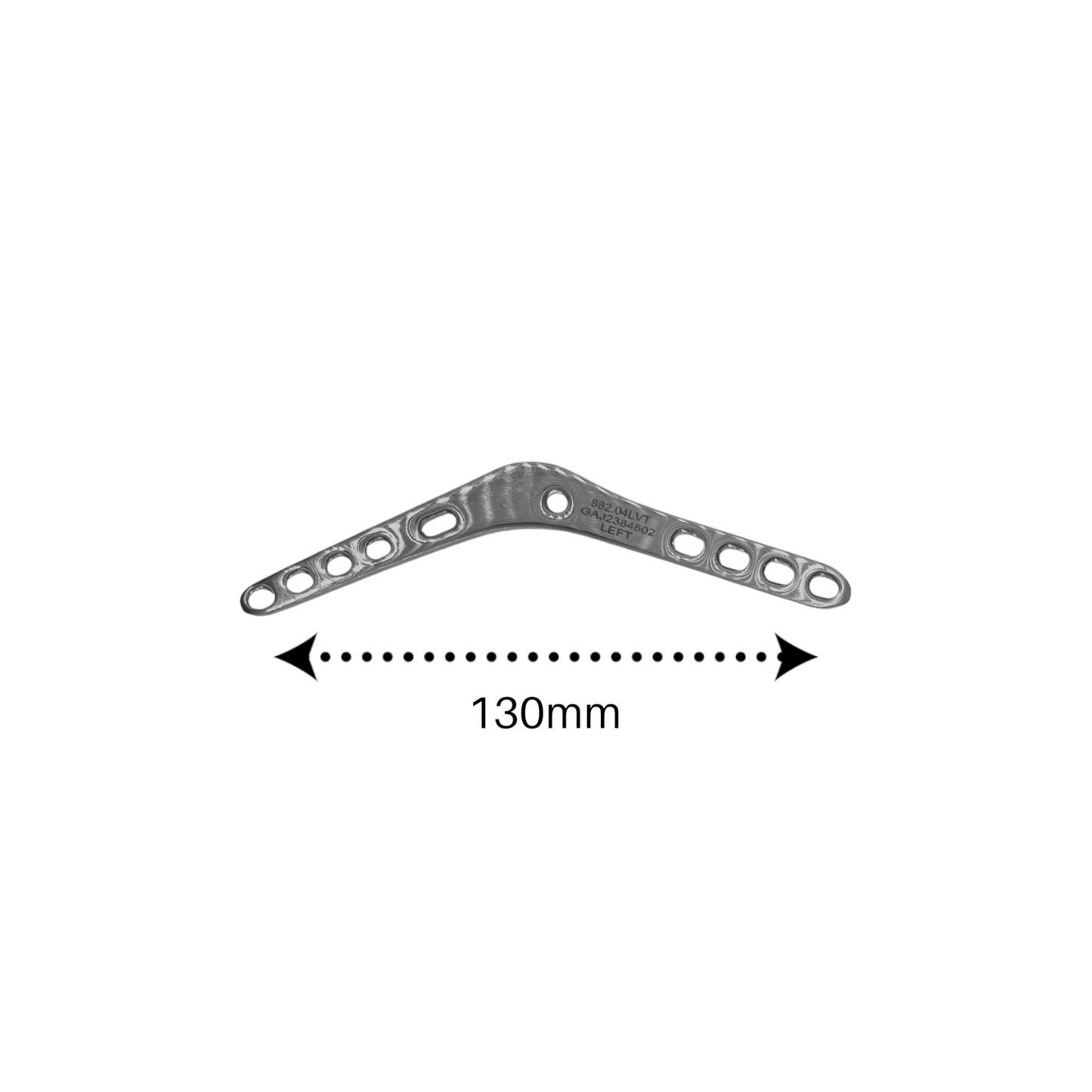 Canine Pantarsal Arthrodesis Plate with T4 slot - Medial